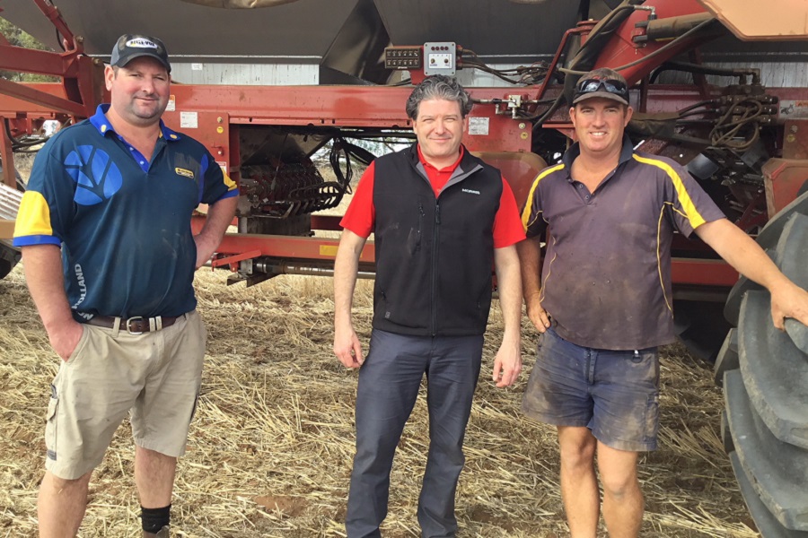 Morris Ben Voss visits australian growers